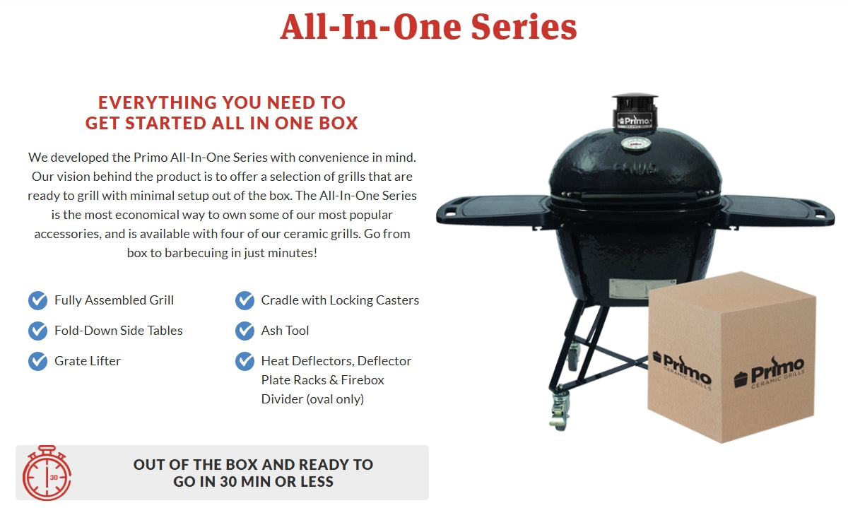Primo Large Charcoal ALL-IN-ONE
