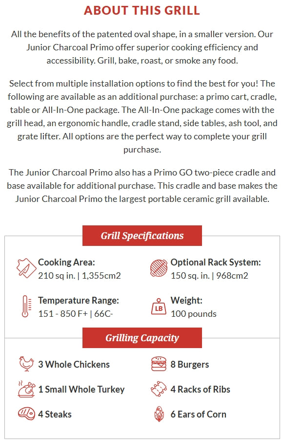 Primo Junior Charcoal