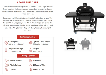 Primo Oval XL 400 ALL-IN-ONE